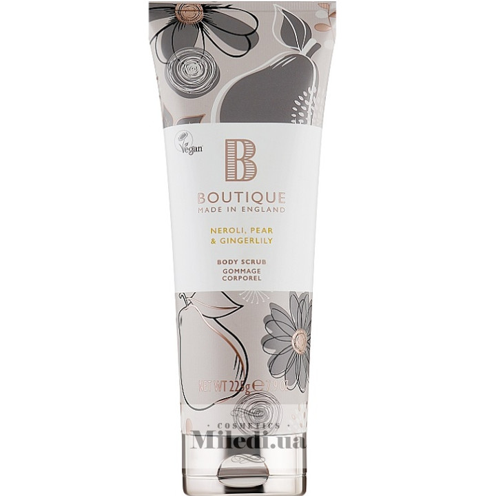 Скраб для тела «Нероли, груша и имбирь» Grace Cole, 225 мл