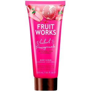 Скраб для тела Ревень и гранат Grace Cole Fruit Works Rhubarb & Pomegranate Body Scrub 225 мл