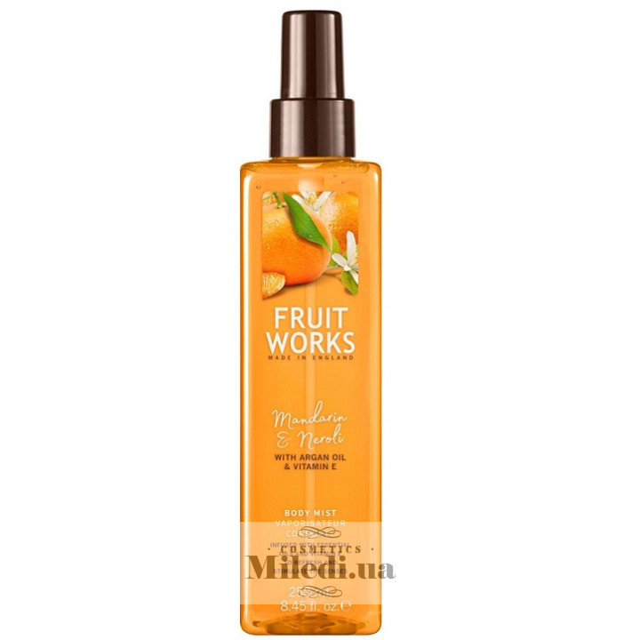 Спрей для тела Grace Cole Fruit Works «Мандарин и нероли», 250 мл