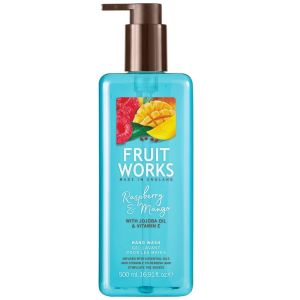 Жидкое мыло для рук Малина и манго Grace Cole Fruit Works Raspberry & Mango Hand Wash 500 мл