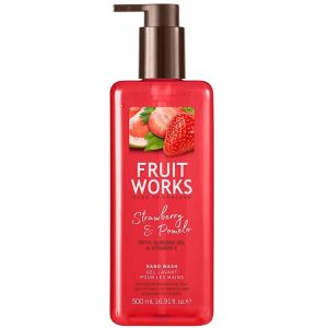 Жидкое мыло для рук Клубника и помело Grace Cole Fruit Works Strawberry & Pomelo Hand Wash 500 мл