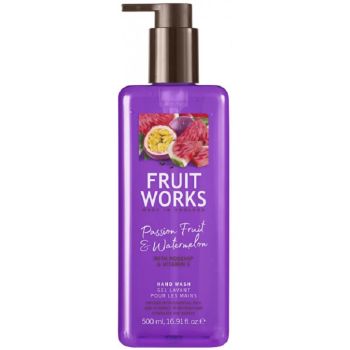 Рідке мило для рук Маракуйя і кавун Grace Cole Fruit Works Passion Fruit & Watermelon Hand Wash 500 мл