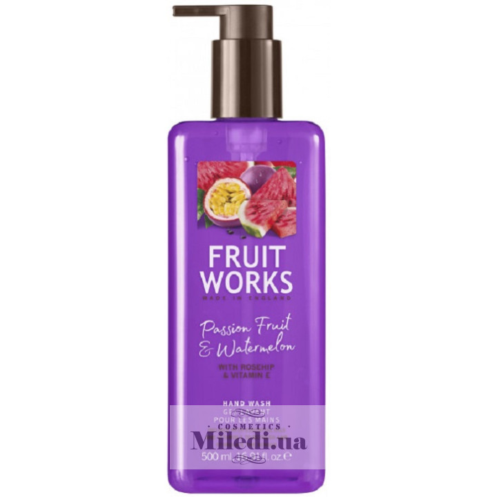 Жидкое мыло Grace Cole Fruit Works «Маракуйя и арбуз», 500 мл