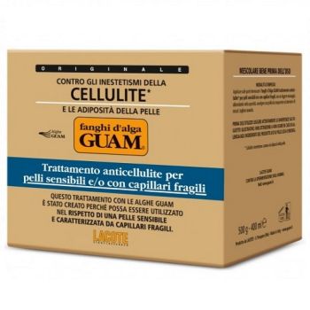 Антицеллюлитная маска из морских водорослей для кожи с хрупкими капиллярами Guam Contro Gli Inestetismi Della Cellulite 500 мл