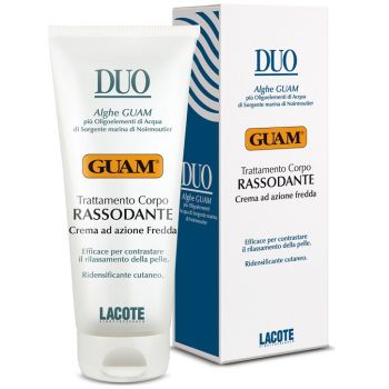 Подтягивающий крем с охлаждающим эффектом Guam Duo Trattamento Corpo Rassodante Crema Ad Azione Fredda 200 мл