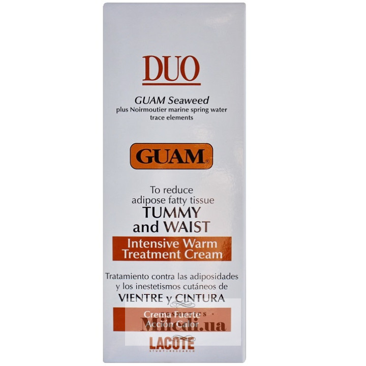 Разогревающий крем Guam Duo для живота и талии, 150 мл