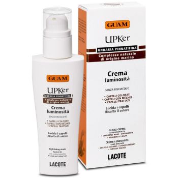 Крем для блиску і сяйва пофарбованного волосся Guam UPKer Crema Luminosita 150ml