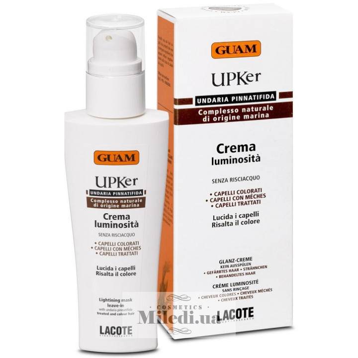 Крем Guam UPKer для блеска и сияния окрашенных волос, 150 мл