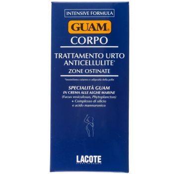Интенсивный антицеллюлитный крем против стойкого целлюлита Guam Corpo Trattamento Urto Crema Anticellulite Zone Ostinate 100 мл