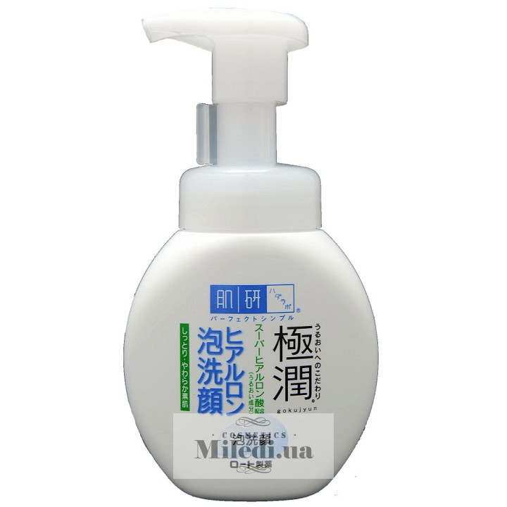 Гіалуронова пінка Hada Labo Rohto Gokujyun Foaming Face Wash, 160 мл