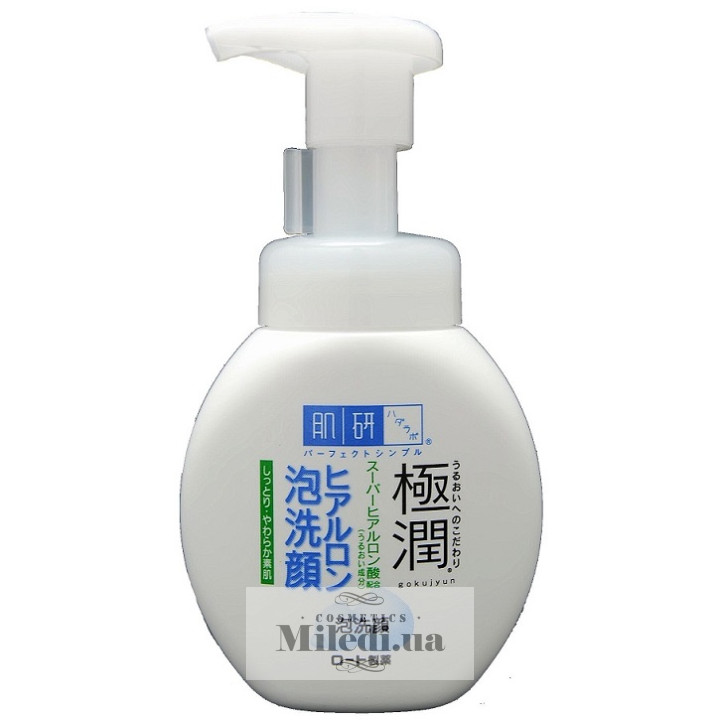 Гіалуронова пінка Hada Labo Rohto Gokujyun Foaming Face Wash, 160 мл