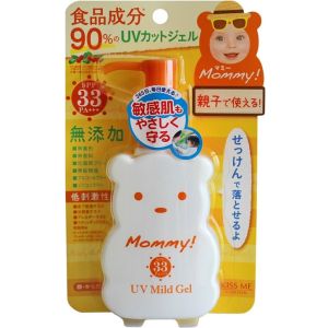 Мягкий солнцезащитный гель Мамочка Isehan Mommy UV Mild Gel SPF33 PA+++ 100 мл