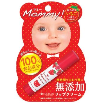 Гигиеническая помада для губ Мамочка (Клубничная) Isehan Mommy Lip Cream Strawberry 3,5 г