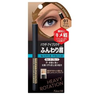 Карандаш для бровей Isehan Heavy Rotation Quick Powder Eyebrow Light Ash