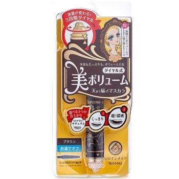 Тушь для ресниц 3 объема черная Isehan Heroine Make Volume Control Mascara 01 Black 6 г