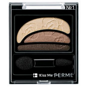 Тени сияющие с эффектом 3D Isehan Kiss Me Ferme Eyeshadow 1,5 г