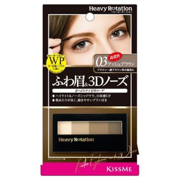 Тіні для брів Isehan Heavy Rotation Powder Eyebrow & Nose Shadow