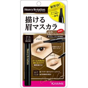 Тинт-маркер для бровей 3-в-1 (тон 02) Натуральный коричневый Isehan Kiss Me Heavy Rotation Color Line Comb Eyebrow 02 Natural Brown