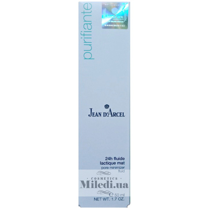 Флюид 24ч Jean d'Arcel сужающий поры с матирующим эффектом, 50 мл