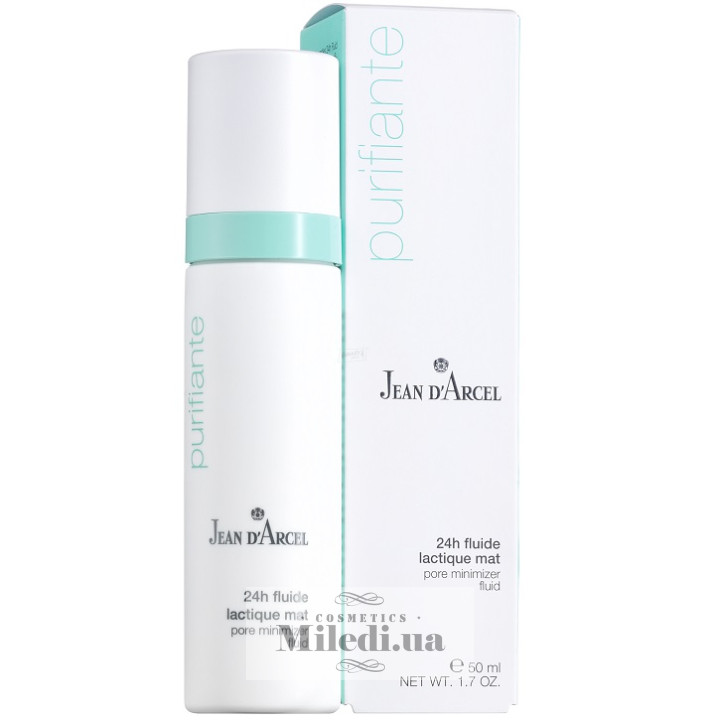 Флюид 24ч Jean d'Arcel сужающий поры с матирующим эффектом, 50 мл