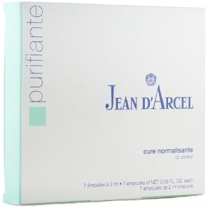 Нормализующий концентрат антисептик для жирной и проблемной кожи Jean d`Arcel Purifiante Cure Normalisante 7x2ml