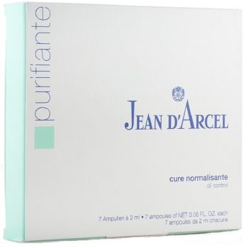 Нормализующий концентрат антисептик для жирной и проблемной кожи Jean d`Arcel Purifiante Cure Normalisante 7x2ml