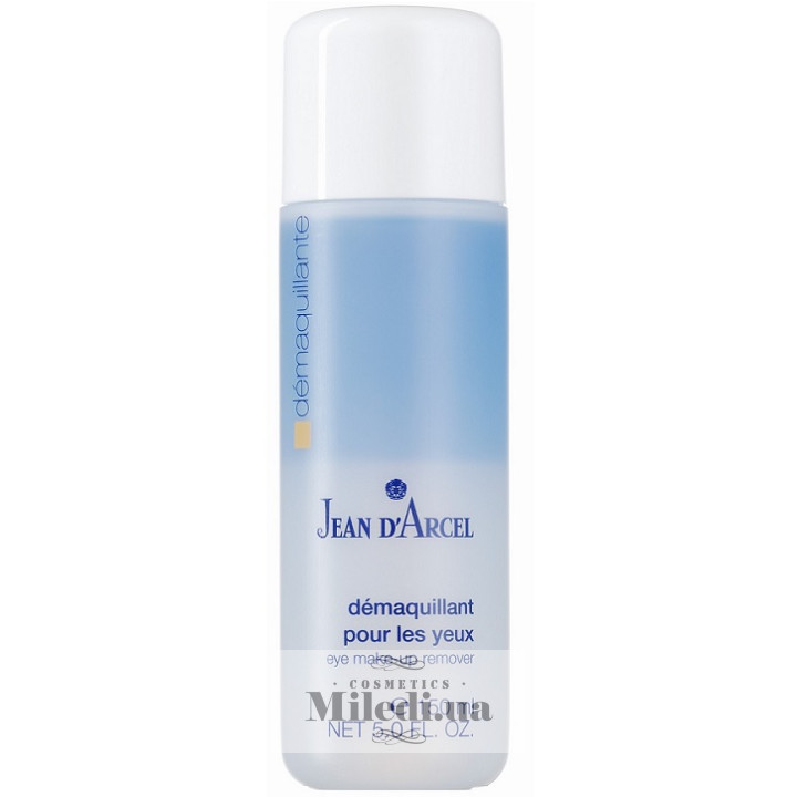 Двухфазный демакияж для глаз Jean D'Arcel с экстрактом лотоса и василька, 150 мл