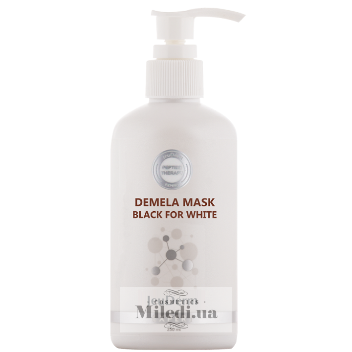 Освітлювальна маска JeuDerm Demela Mask Black for White, 250 мл