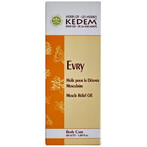 Масло массажное при мышечных болях Иври Kedem Evry oil
