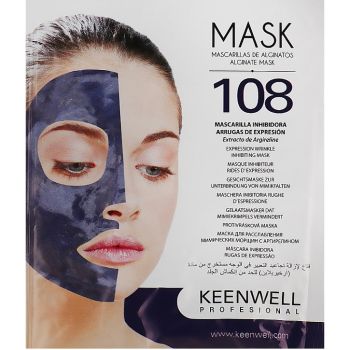 Альгінатна маска №108 з аргіреліном проти мімічних зморшок Keenwell Alginate Mask Expression Wrinkles Inhibiting Mask (шт)