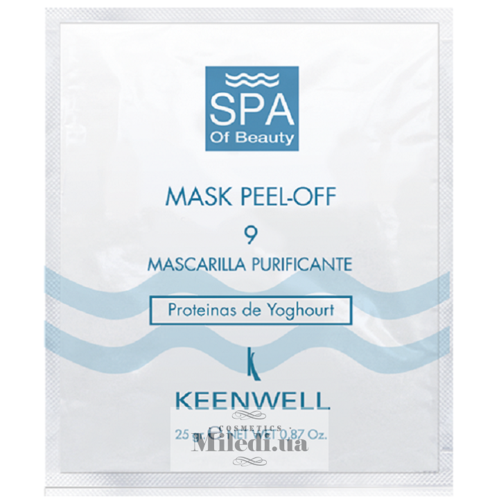 Альгинатная СПА-маска №9 Keenwell очищающая, 25 г