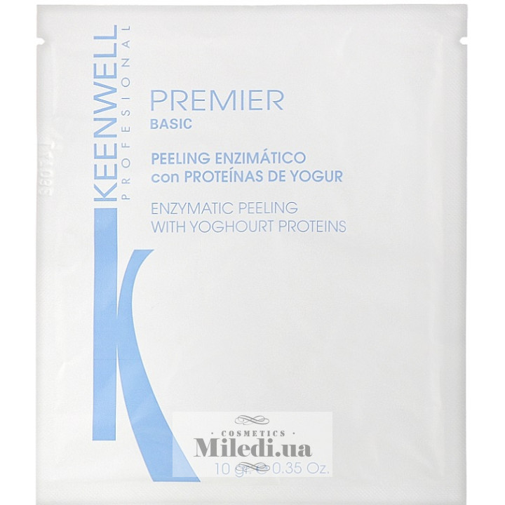 Пілінг-маска Keenwell з ензимами та протеїнами на основі йогурту, 12х10g