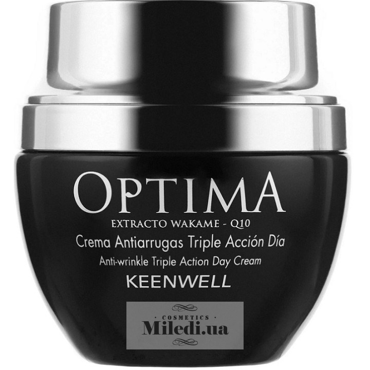 Денний крем Keenwell Optima проти зморшок потрійної дії, 55 мл