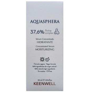 Увлажняющая сыворотка концентрат Keenwell Aquasphera Moisturizing Concentrated Serum 37.6% Active Complex 30 мл