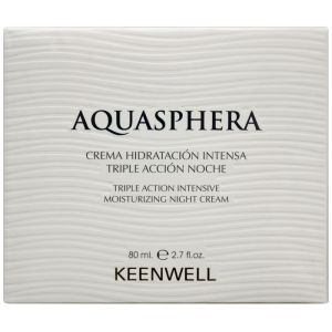 Нічний інтенсивно зволожуючий крем Keenwell Aquasphera Intense Moisturizing Triple Action Night Cream 80 мл