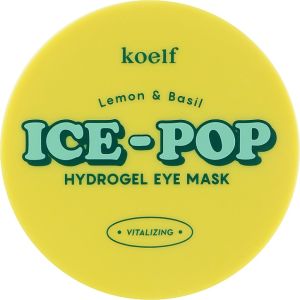 Гідрогелеві патчі для очей з лимоном та базиліком Koelf Lemon & Basil Ice-Pop Hydrogel Eye Mask 60 шт