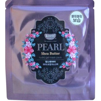 Гідрогелева маска для обличчя з перлами і маслом ши Koelf Pearl & Shea Butter Hydro Gel Mask Pack 5 шт