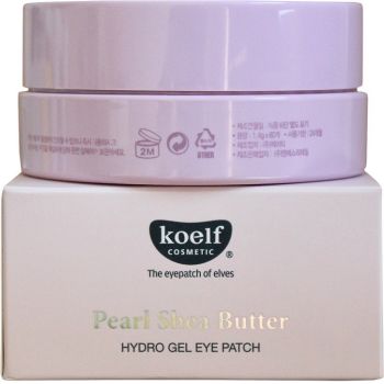 Гідрогелеві патчі для очей з перлами і маслом ши Koelf Pearl & Shea Butter Hydro Gel Eye Patch 60 шт