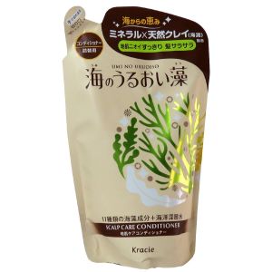 Увлажняющий бальзам для волос с водорослями (сменный блок) Kracie Umi No Uruoiso Scalp Care Conditioner