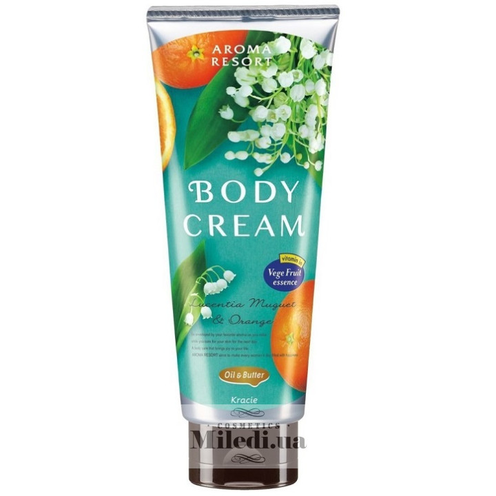 Крем Kracie Aroma Resort с ароматом ландыша и апельсина, 170 мл