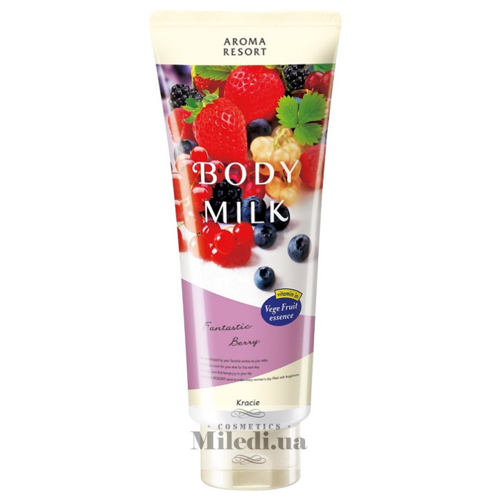  Молочко для тіла Kracie Aroma Resort з ягідним ароматом, 200 мл