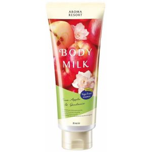 Молочко з ароматом яблука і гарденії Kracie Aroma Resort Body Milk Fine Apple & Gardenia 200 мл