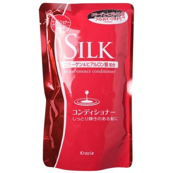 Зволожуючий бальзам-ополіскувач із природним колагеном Kracie Silk Moist Essence Conditioner 350 мл