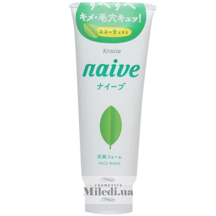 Пенка для умывания Kracie Naive с экстрактом чайного листа, 130 мл