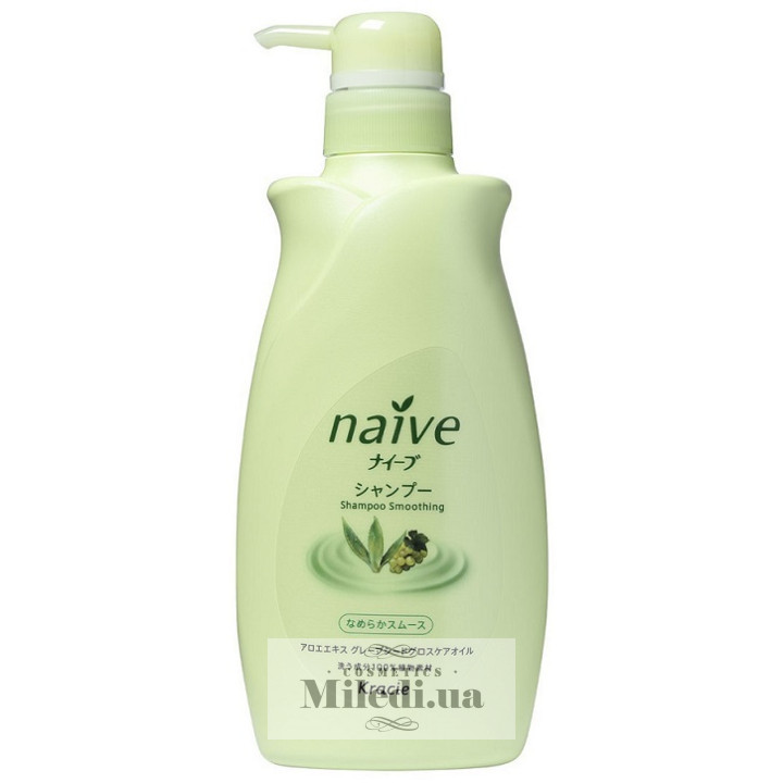 Шампунь Kracie Naive Shampoo Smoothing с экстрактом алоэ, 550 мл