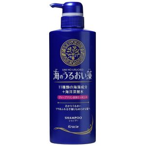 Увлажняющий шампунь с водорослями и минералами Kracie Umi no Uruoiso Shampoo 520 мл