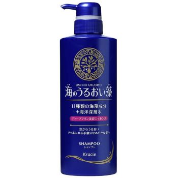 Увлажняющий шампунь с водорослями и минералами Kracie Umi no Uruoiso Shampoo 520 мл
