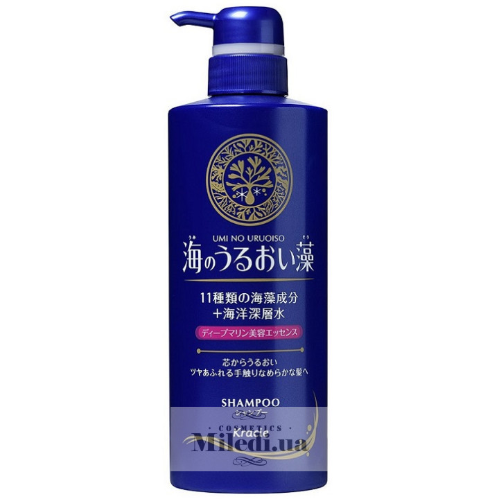 Шампунь Kracie Umi No Uruoi Sou Shampoo с экстрактом морских водорослей, 520 мл