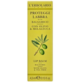 Защитный бальзам для губ L`Erbolario Proteggi Labbra Balsamico Con Olivo & Alla Melaleuca 4,5 г