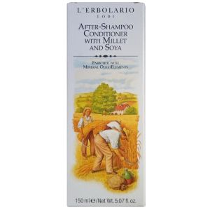 Бальзам для волос на базе проса и сои L'Erbolario Вalsamo Dopo Shampoo al Miglio e alla Soja 150 мл